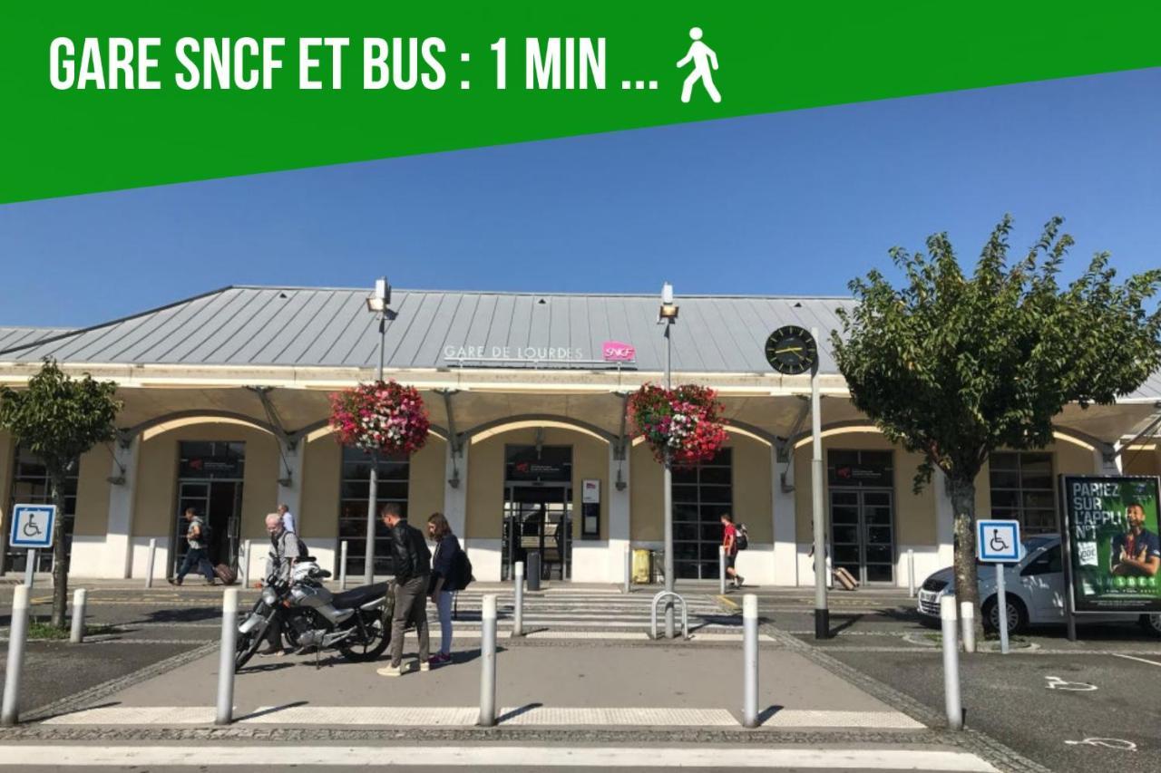 Loc Trotteur Le Pivoine Studio Grand Confort, Gare Sncf De Лурд Экстерьер фото